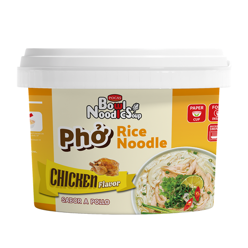 Pocas Pho Rice Noodles CHICKEN, 12ct