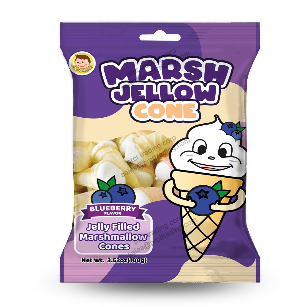 Marsh Jellow Cone Blueberry 3.53 Oz