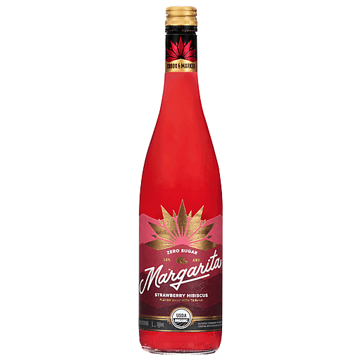 Crook & Marker Zero Sugar Strawberry Hibiscus Margarita 750 Ml