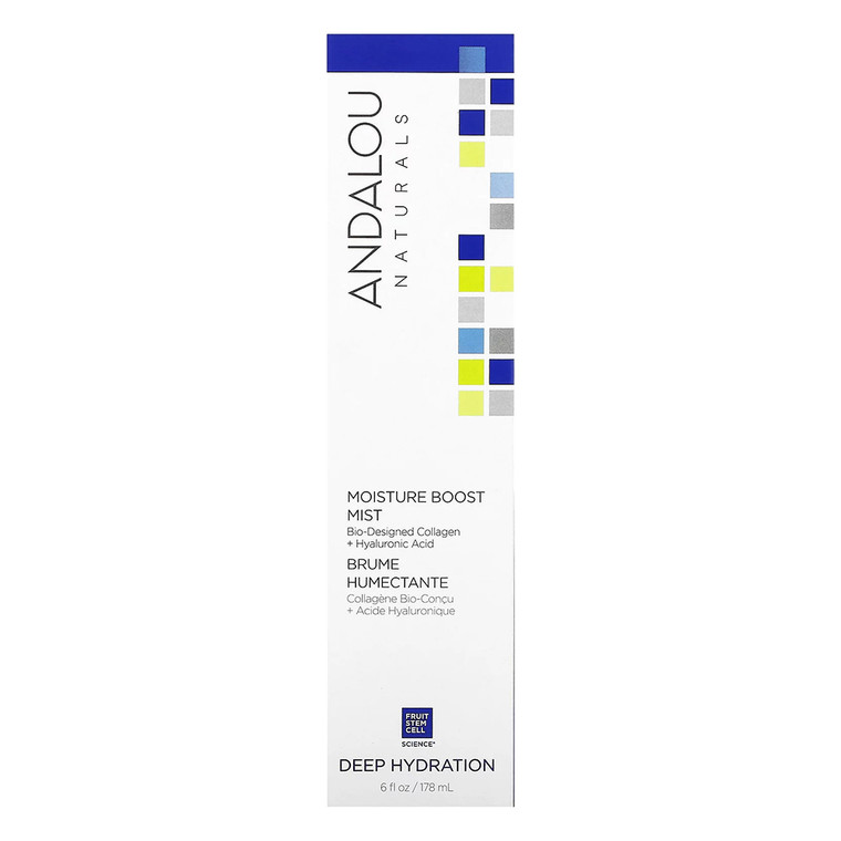 Andalou Naturals Moisture Boost Mist Deep Hydration 178ml