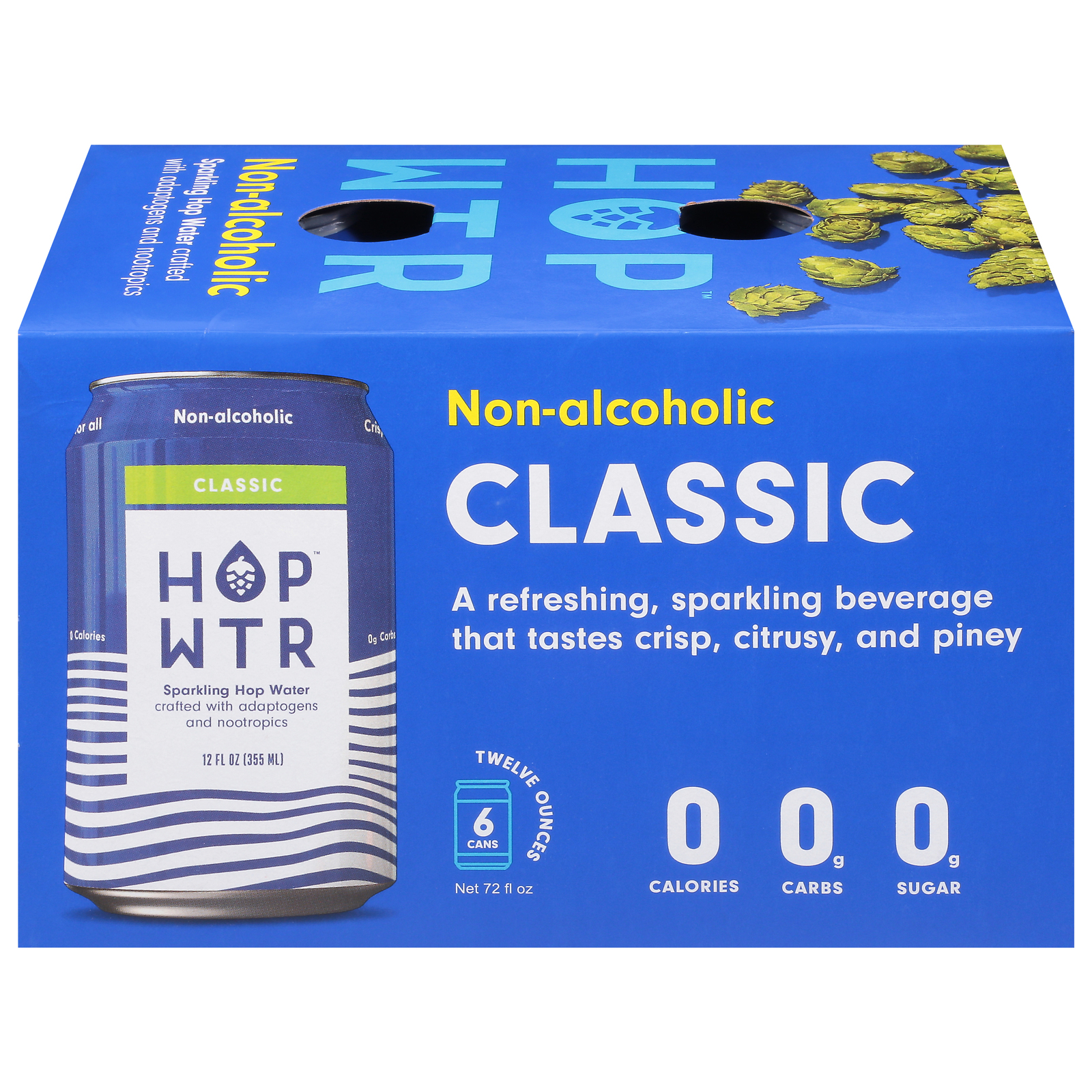 Hop Wtr Classic Non-Alcoholic Sparkling Water