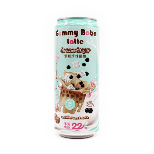 O's Bubble Gummy Boba Latte Brown Sugar 470Ml