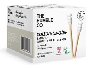 The Humble Co Cotton Swabs White Spiral