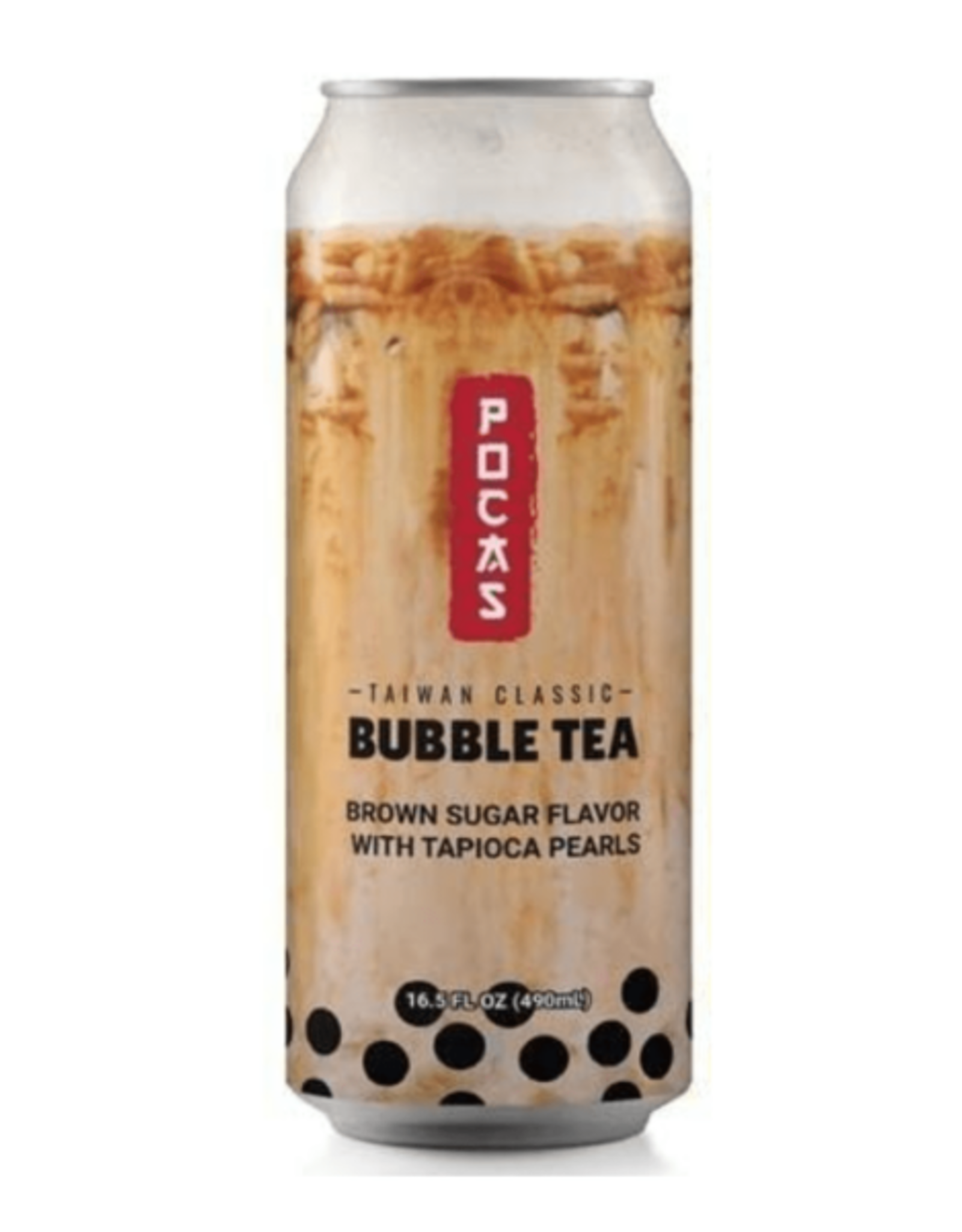 Pocas Taiwan Classic Brown Sugar Flavor Bubble Tea 16.5 Fl Oz