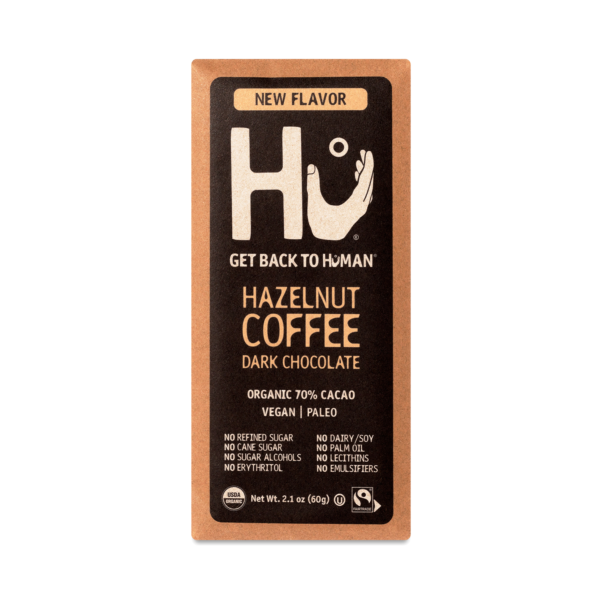 Hu Dark Chocolate Bar, Hazelnut Coffee