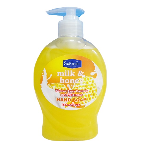 Solgreat Hand Soap Milk & Honey 7.5 Oz