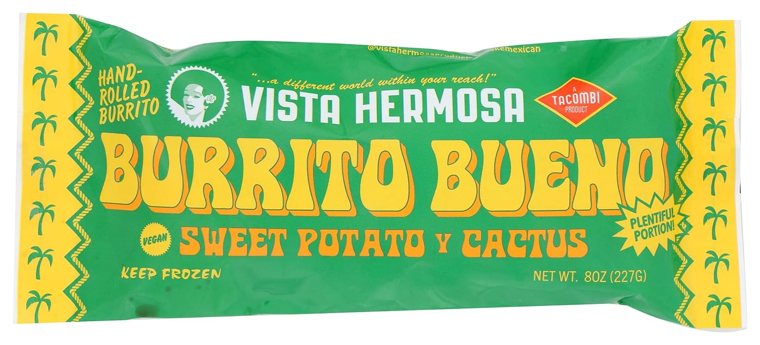 Vista Hermosa Burritos Sweet Potato Cactus 10/8 Oz [UNFI #69117]