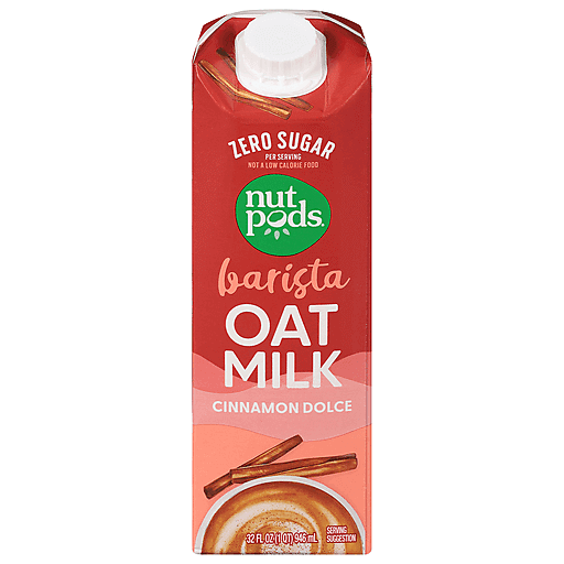 Nutpods Oat Milk, Cinnamon Dolce, Barista 32 Fl Oz