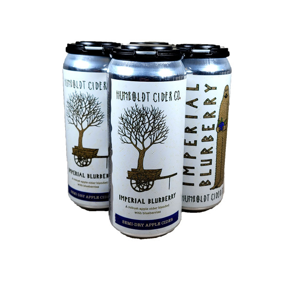 Humboldt Cider Company Imperial Blurberry Semi-Dry Apple 4-Pack Can