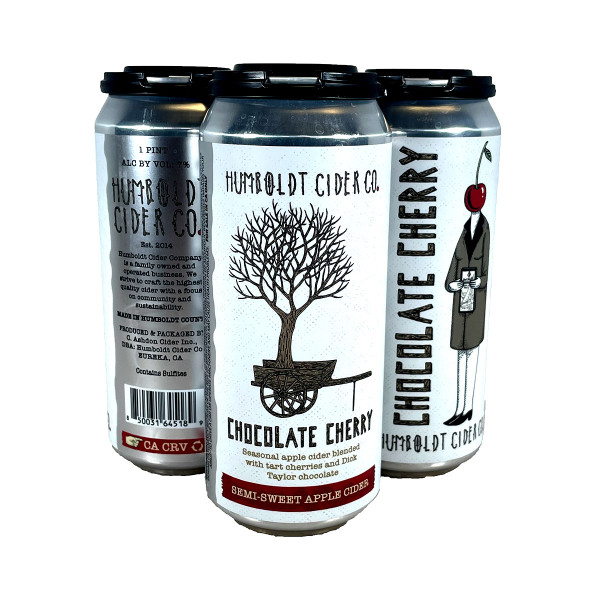 Humboldt Cider Company Chocolate Cherry Semi-Sweet Apple 4-Pack Can