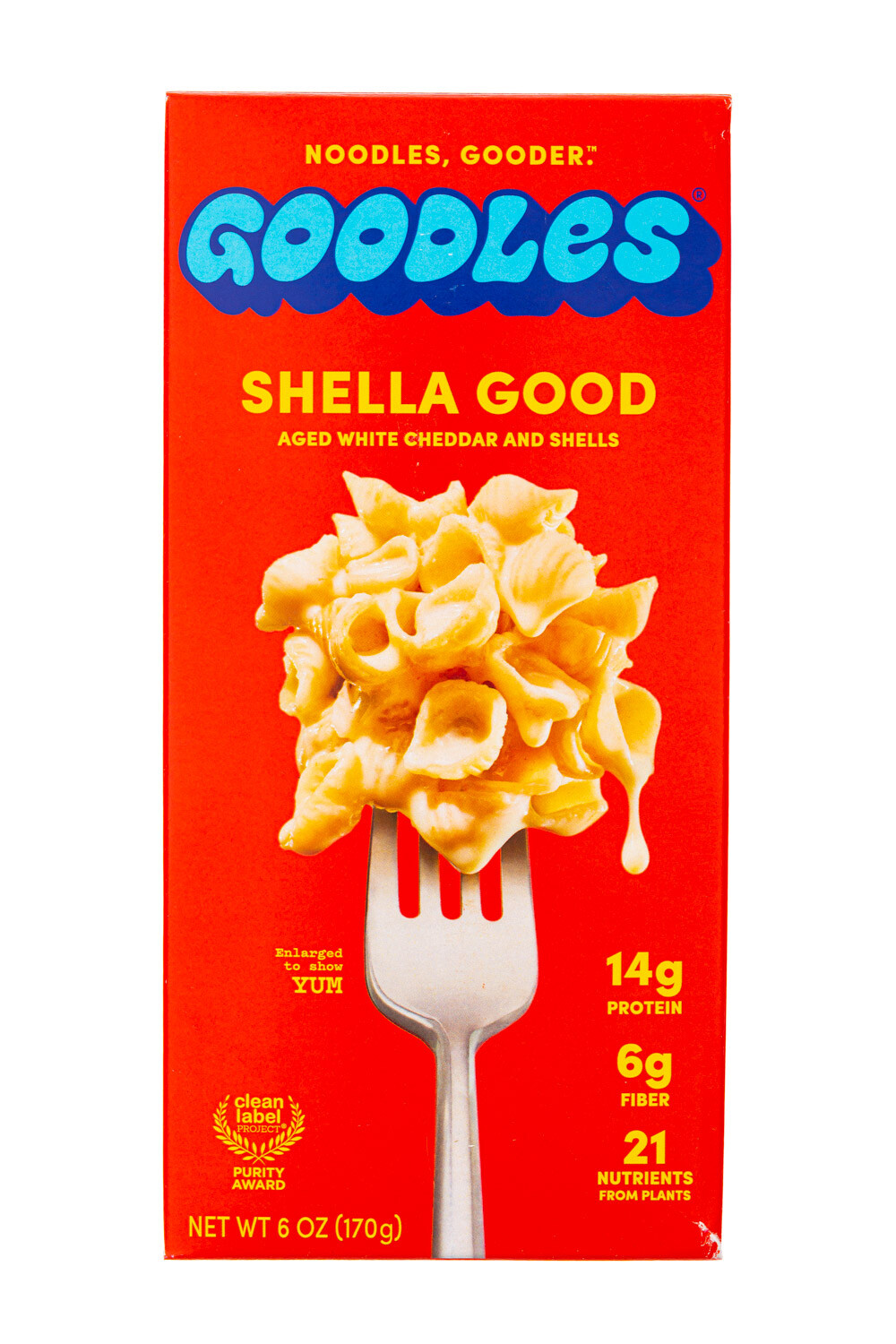 Goodles Shella Good Aged White Cheddar Protein Mac & Cheese - 6oz