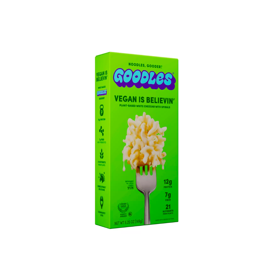 Goodles Mac & Cheese Vegan Is Believin