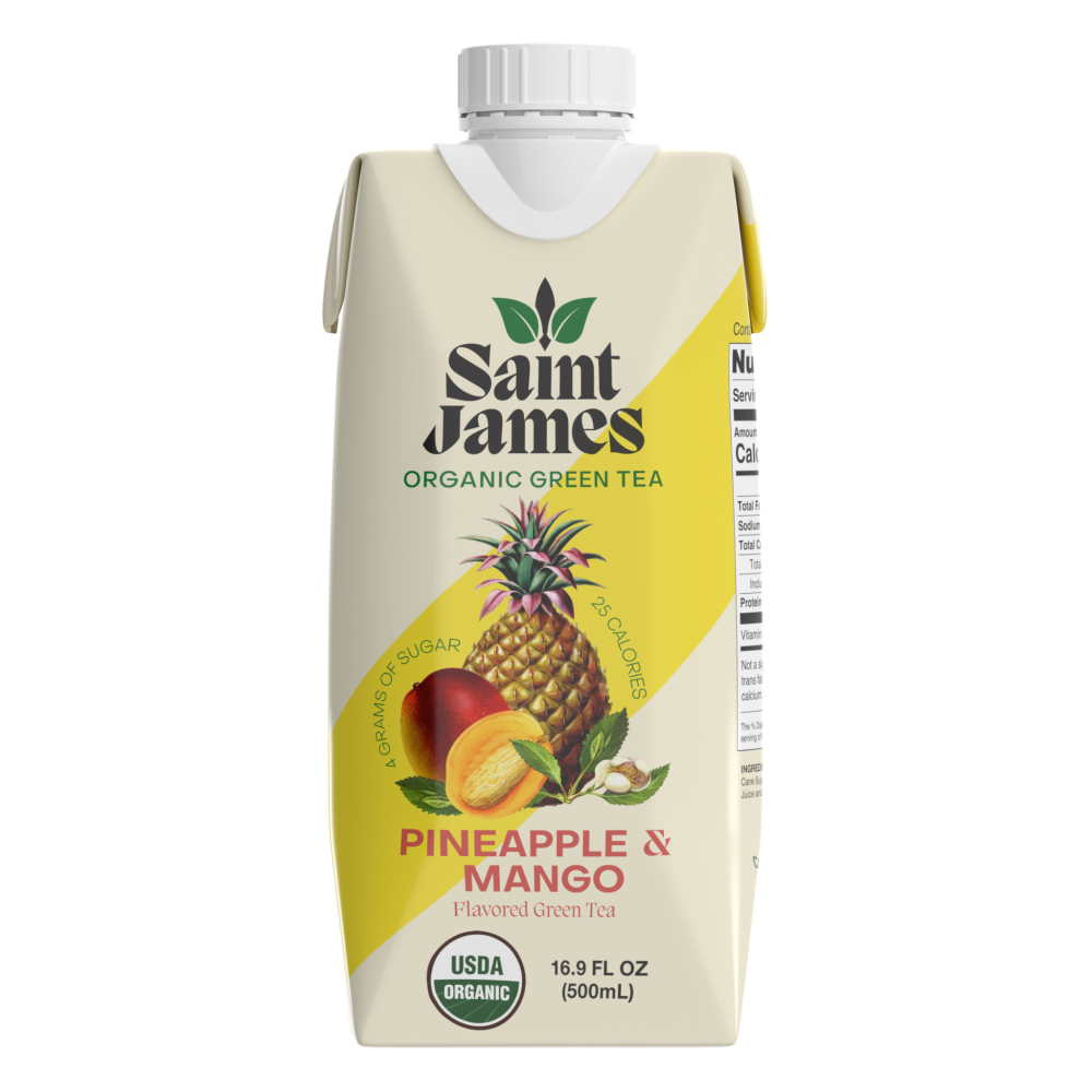 Saint James Pineapple & Mango Organic Green Tea