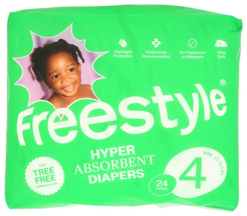 Freestyle Diapers Baby Size 4 - Case Of 6