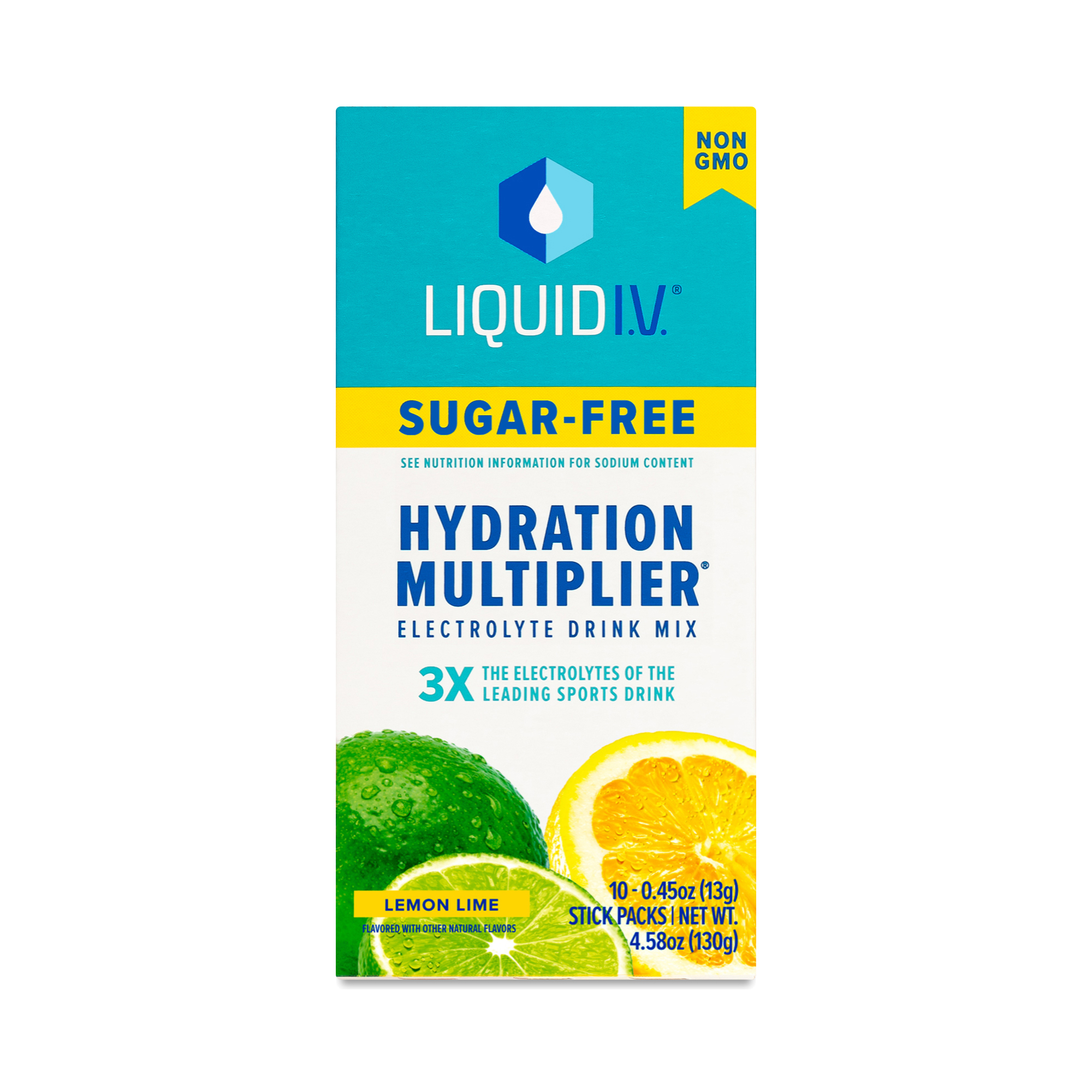 Liquid I.V. Hydration Multiplier, Sugar Free Lemon Lime