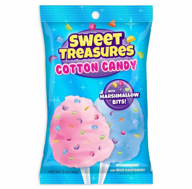 Bonfect Sweet Treasures C/candy Bag85g