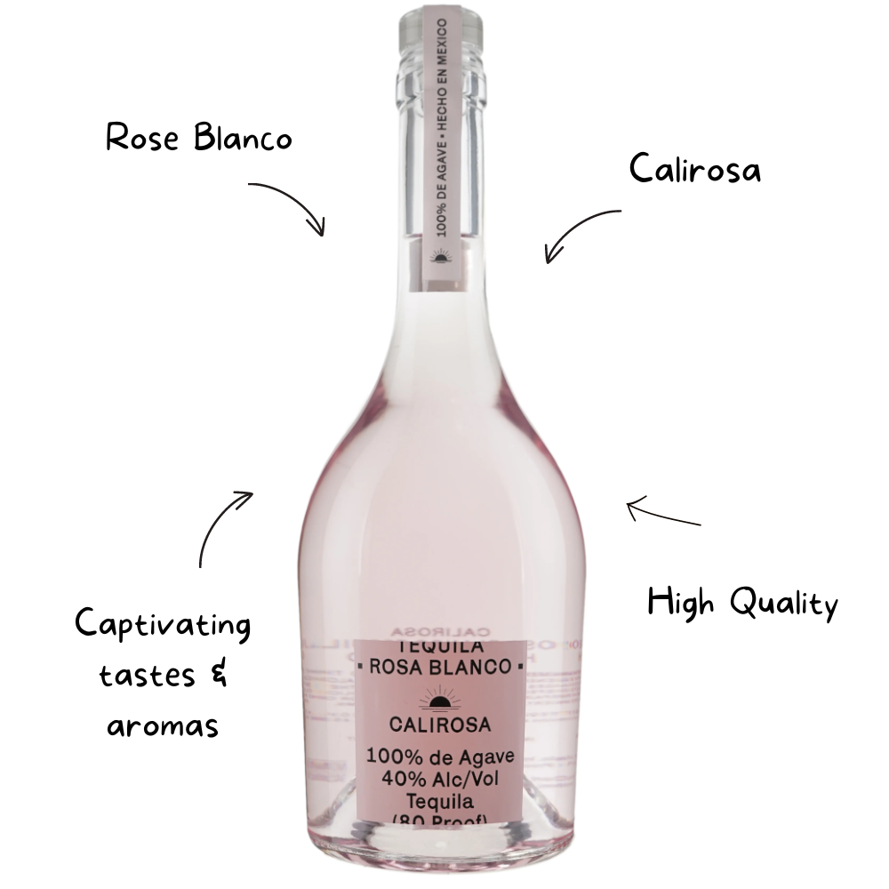 Calirosa Rosa Blanco Tequila 750ml