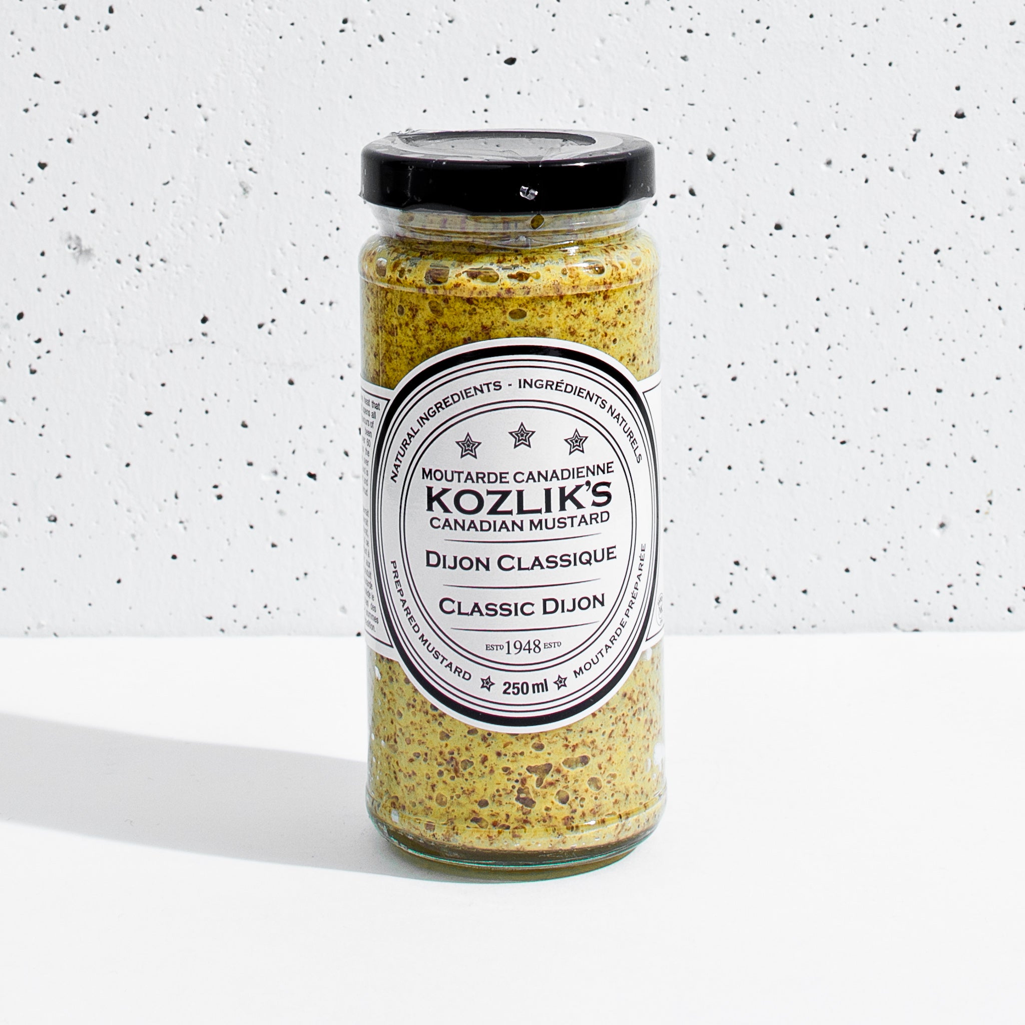 Kozlik's Dijon Classique Mustard 8 Oz Jar