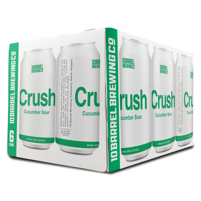 10 Barrel Brewing Crush Cucumber Sour Beer - 6pk/12fl Oz Cans