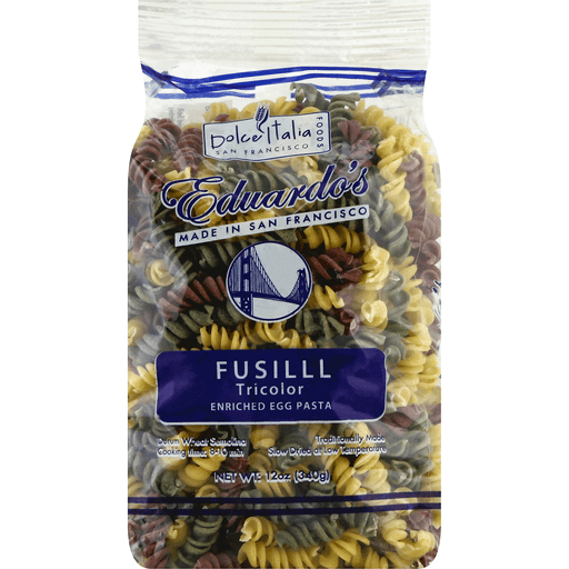 Dolce Italia Foods Fusilli, Tricolor