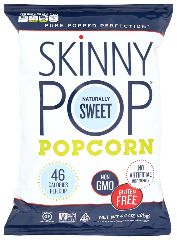 SkinnyPop Sweet & Salty Kettle Corn Popcorn, 5.3 Oz