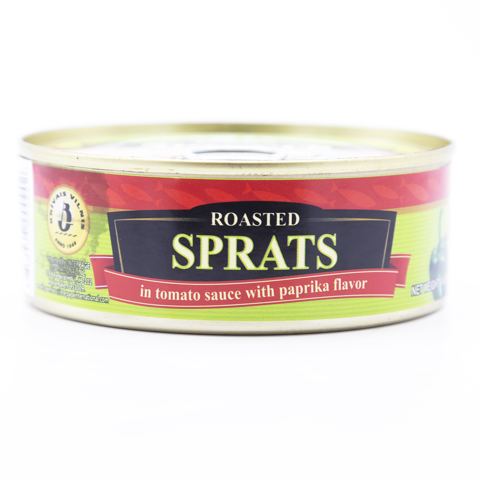 Brivais Vilnis Roasted Sprats In Tomato Sauce With Paprika