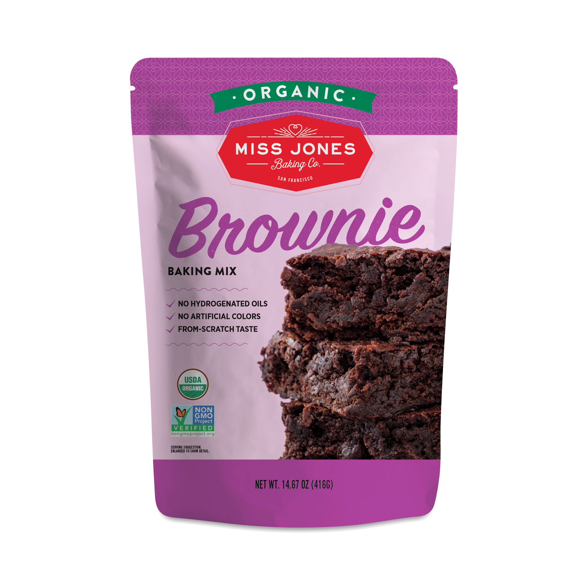 Miss Jones Organic Brownie Baking Mix - 14.67oz