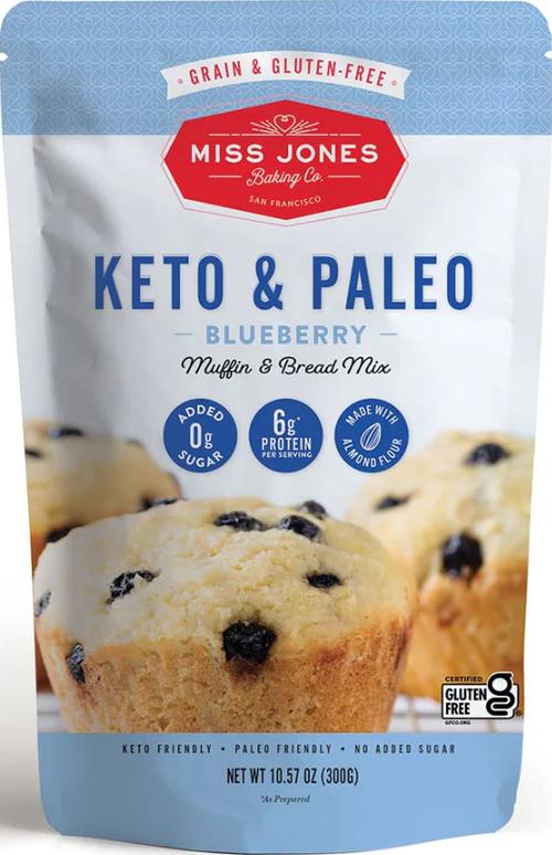 Miss Jones Keto & Paleo Blueberry Muffin Mix