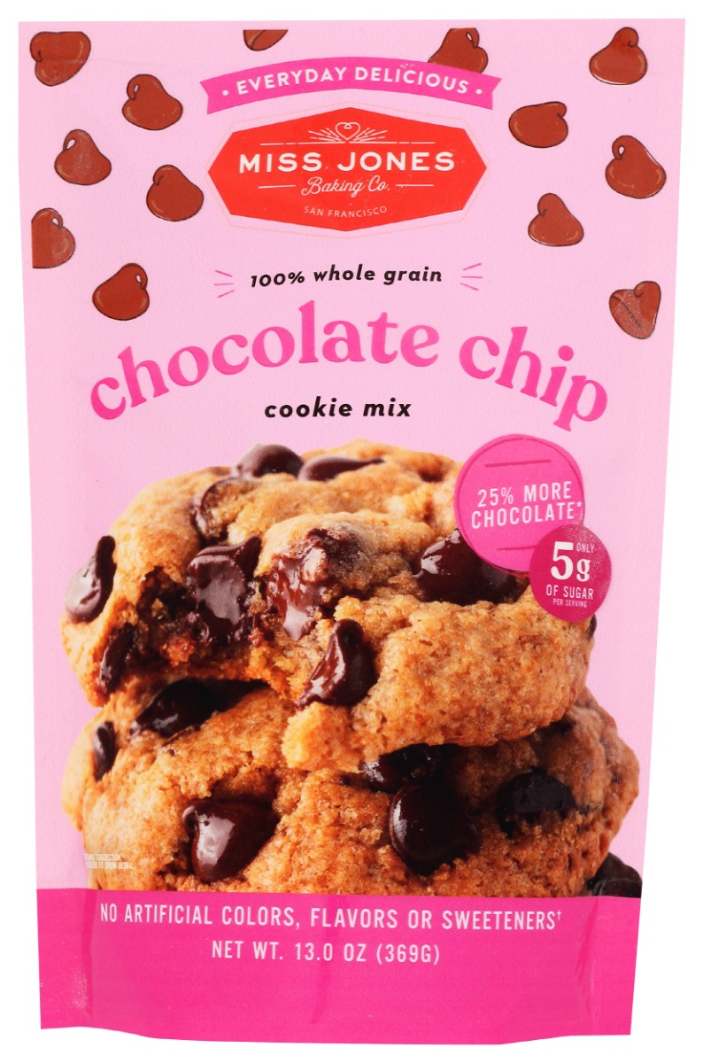Miss Jones Baking Co Chocolate Chip Cookie Mix, 13 Oz