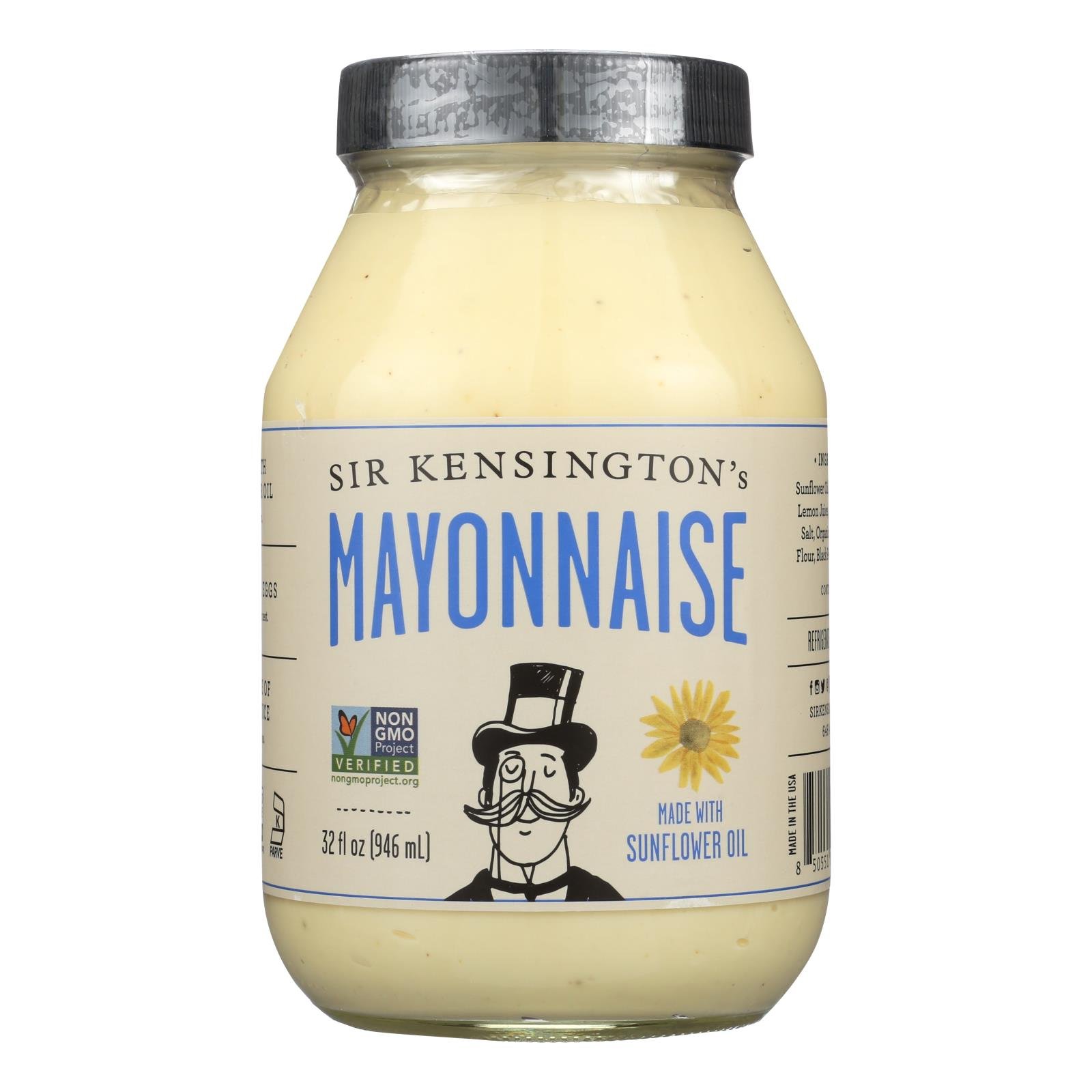 Sir Kensington's Classic Mayonnaise - Case Of 6 - 32 Fl Oz