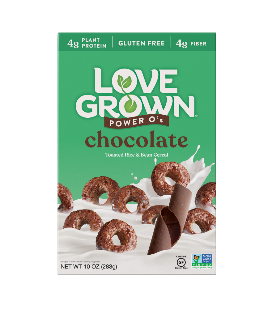 Love Grown Foods Cereal - Power Os - Chocolate - 10 Oz - Case Of 6
