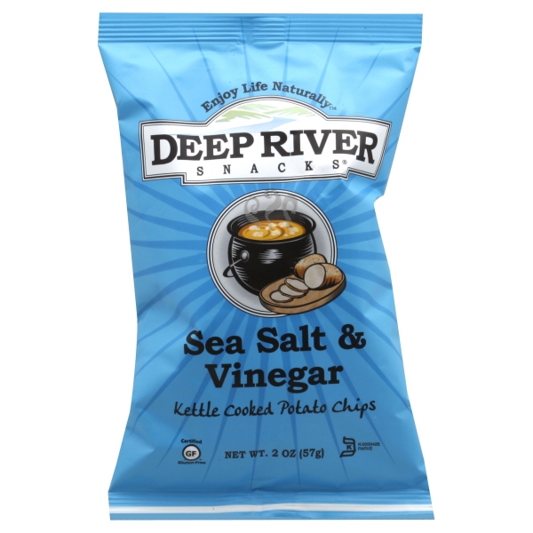 Deep River Snacks Sea Salt & Vinegar Kettle Cooked Potato Chips
