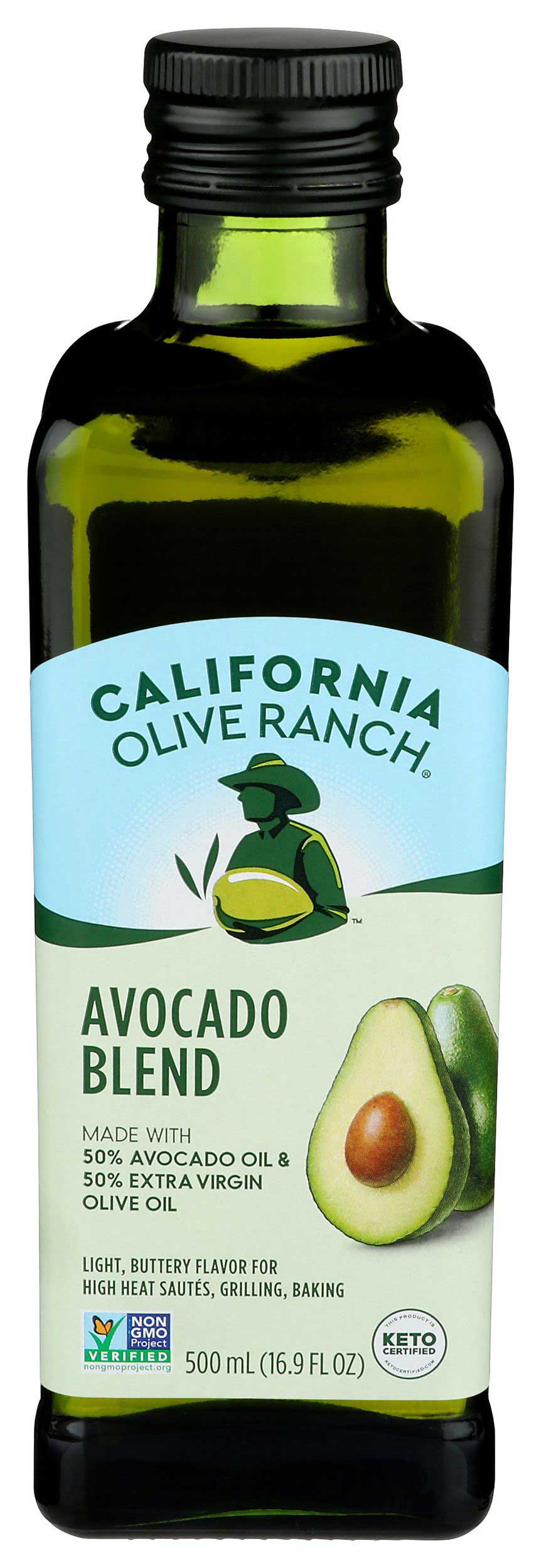California Olive Ranch Avocado & Extra Virgin Oil Keto Blend 16.9 Oz Bottle - 6ct Case