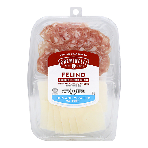 Creminelli Fine Meats Artisan Charcuterie, Felino, With Machego Cheese