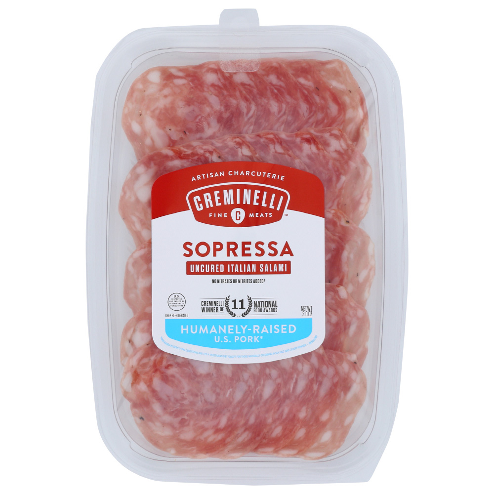Creminelli Fine Meats Sliced Sopressa Salami 2oz