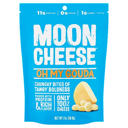 Moon Cheese Snack, Oh My Gouda 2 Oz