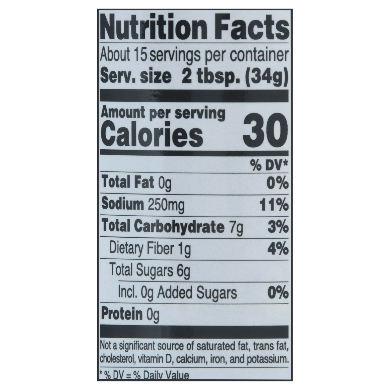 True Made Foods BBQ Sauce Memphis No Sugar – Case Of 6-18 Oz