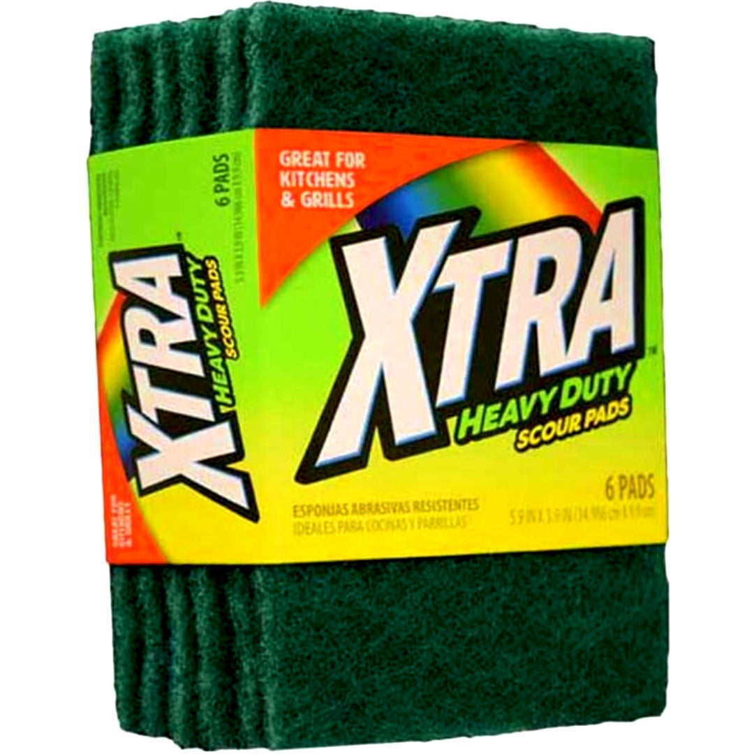 Xtra Scour Pads Heavy Duty 6ct