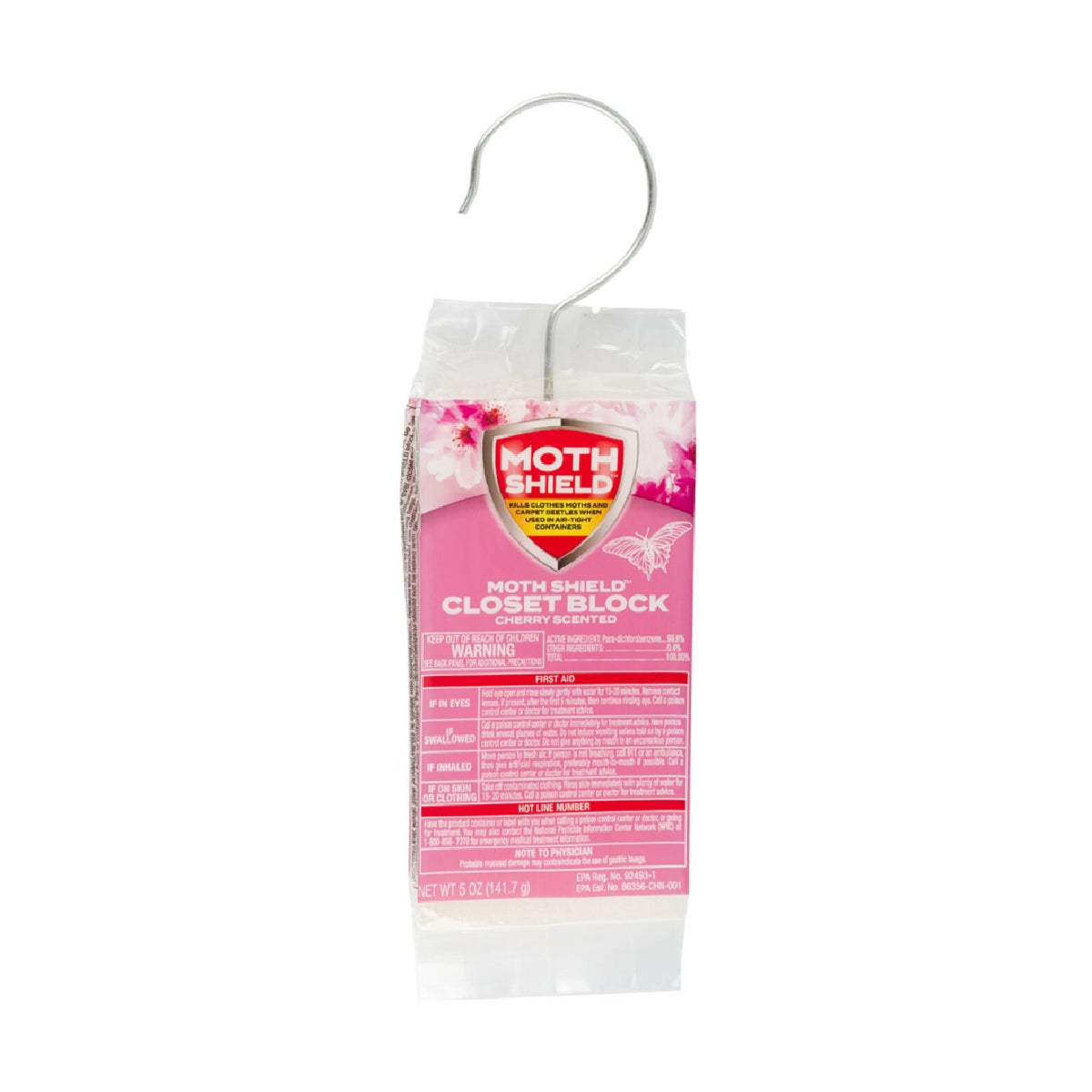 Moth Shield Cherry Closet Block 5oz-whole