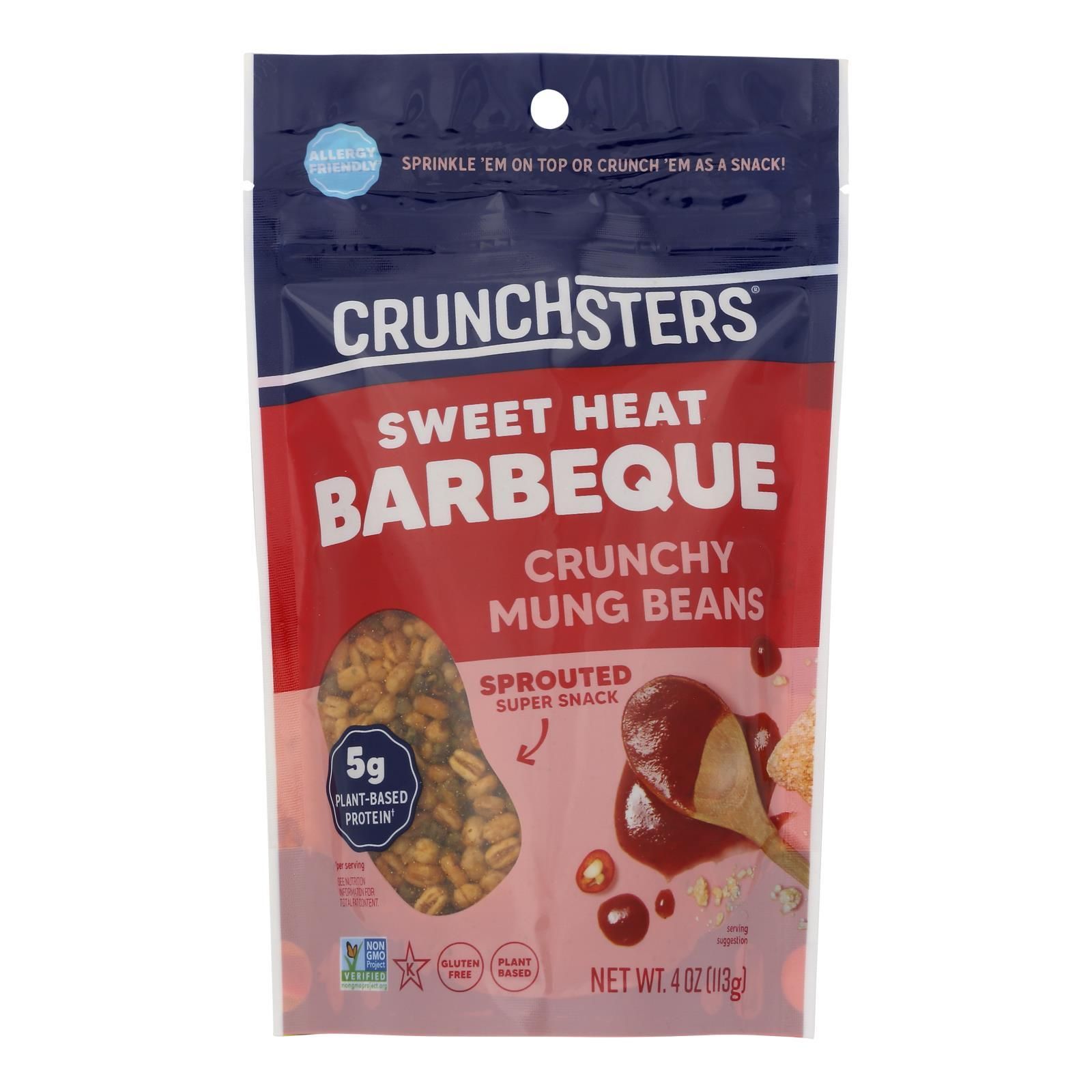Crunchsters Protein Snack Bbq - Case Of 6 - 4 Oz