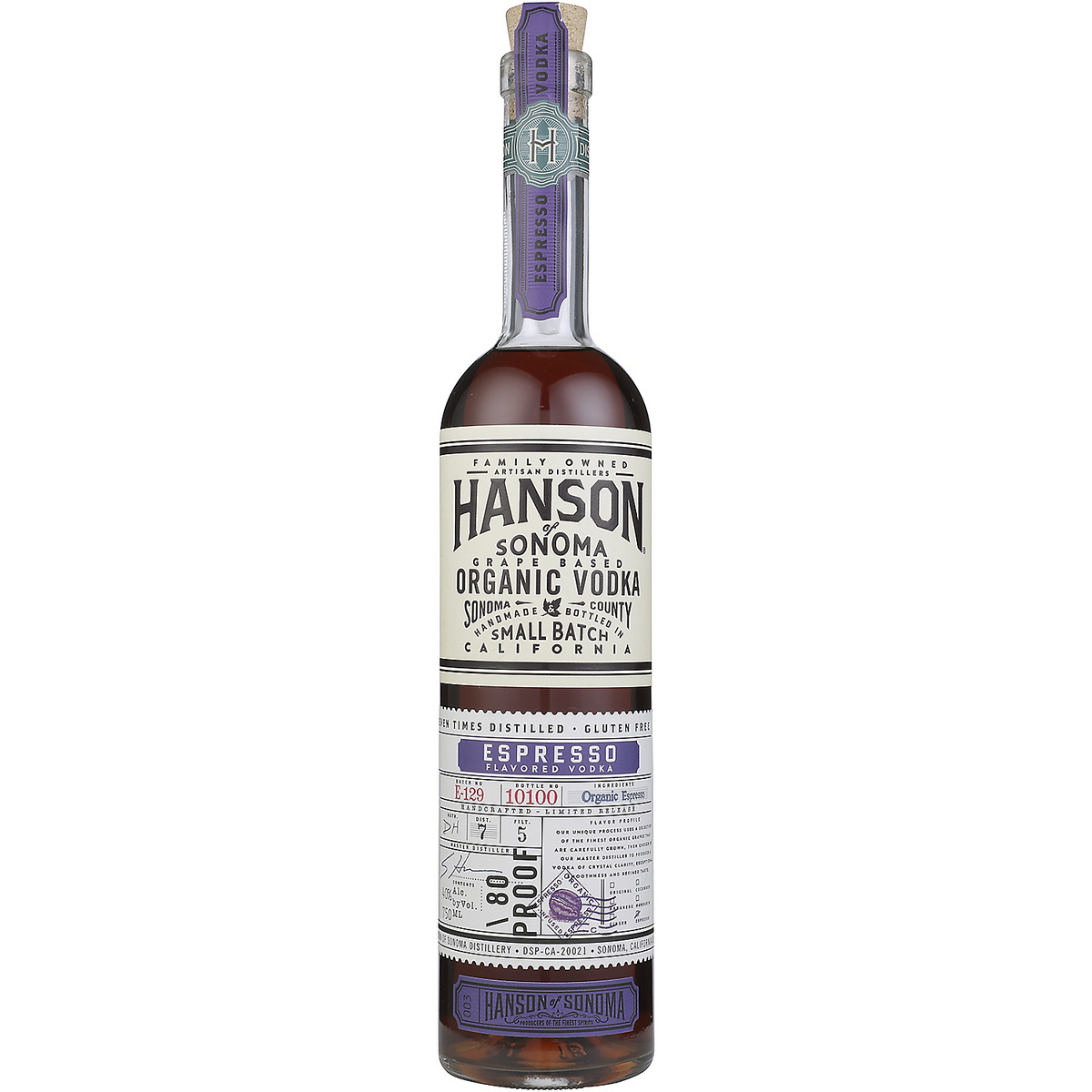 Hanson Of Sonoma Espresso Vodka