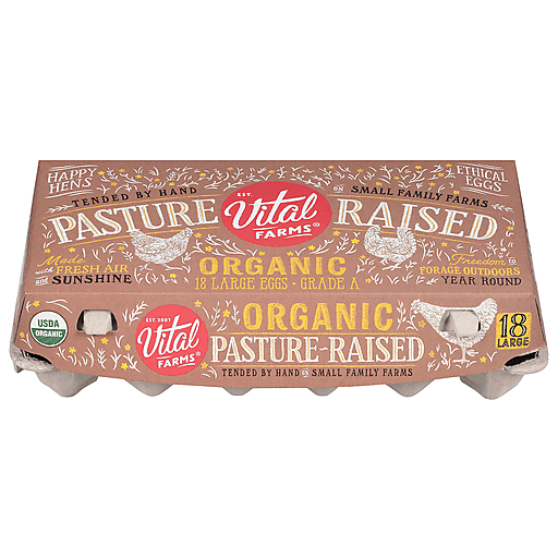 Vital Farms Organic Large Pasture Raised Eggs