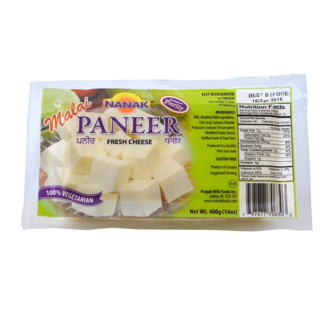 Nanak Malai Paneer 12oz