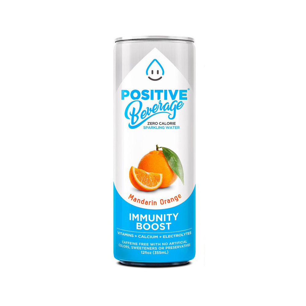 Positive Beverage Sparkling Mandarin Orange, 12x12Fz