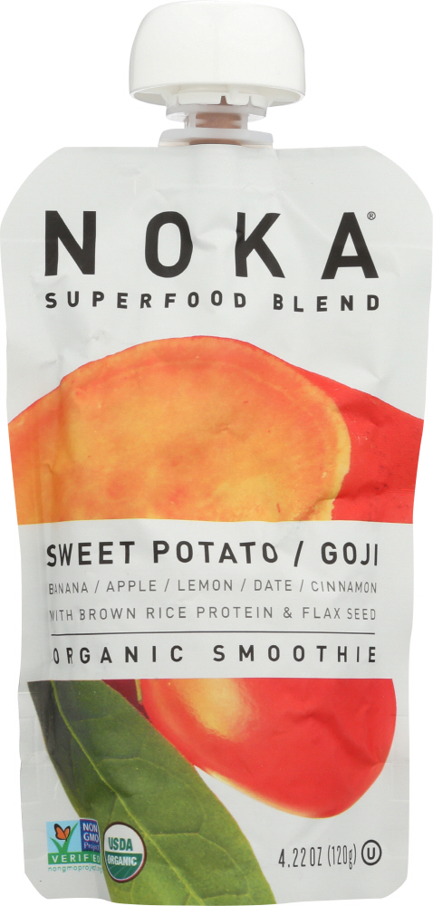Noka Superfood Smoothie Organic Sweet Potato Goji Berry 4.22 Oz