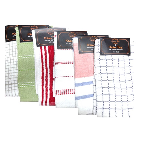 Kitchen Towels 16X26in Asst-whole