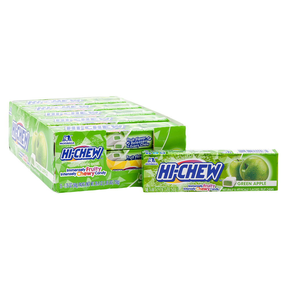 Hi-Chew Chewy Green Apple Fruit Candy