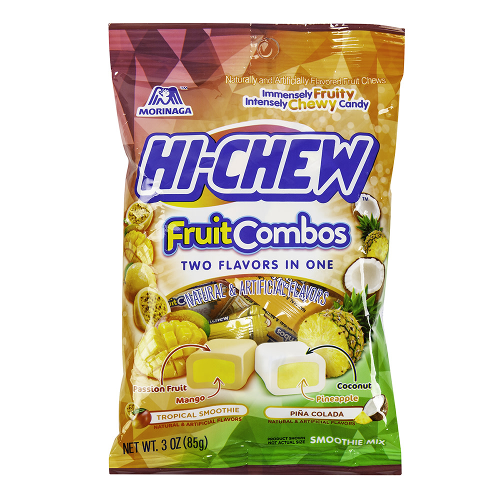 Hi-Chew Fruit Combos Smoothie Mix 3 Oz Peg Bag
