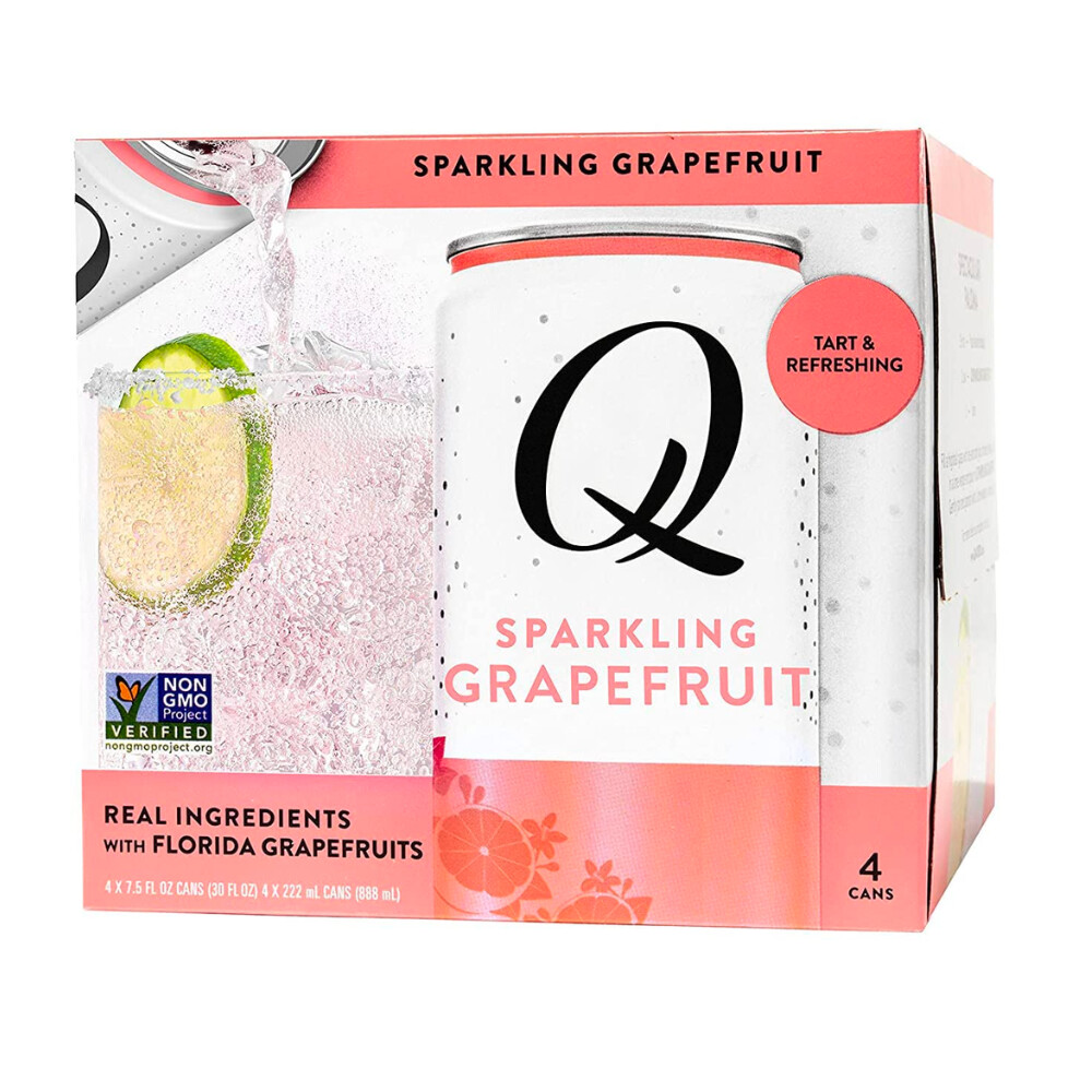 Q Sparkling Grapefruit By DRINKS – Case Of 6/4, 7.5oz Cans