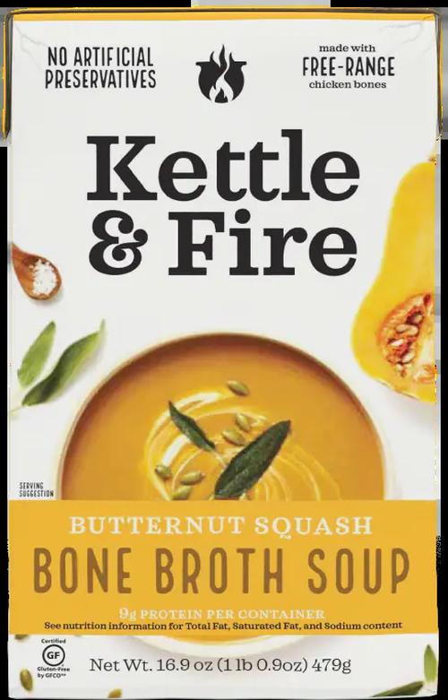 Kettle & Fire Gluten Free Butternut Squash Bone Broth Soup